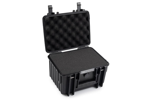 B&W International multi-purpose case Outdoor 2000 (PP.66) black - with cube foam - waterproof (IP67), dustproof, impact-resistant, extremely robust - 2000/B/SI