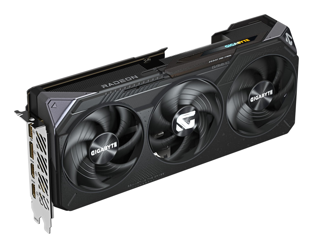Gigabyte Radeon RX 9070 XT Gaming OC 16G Graphics Card - 16 GB GDDR6, 256 Bit, PCI-E 5.0, 3060 MHz Core Clock, 2 x DisplayPort, 2 x HDMI, GV-R9070XTGAMING OC-16GD