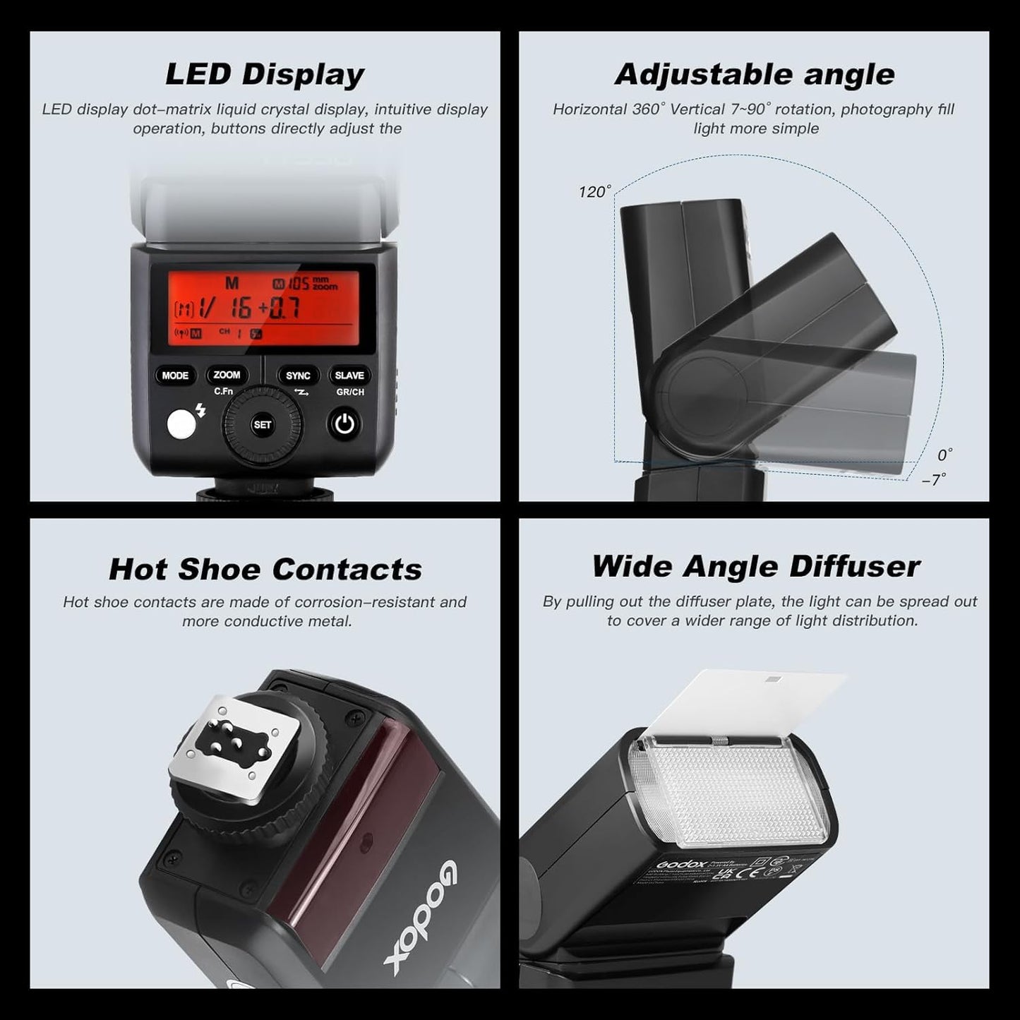 Godox flash unit TT350S system flash unit for Sony cameras - TT350-S