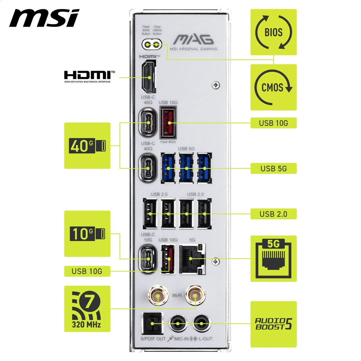 MSI MAG X870E Tomahawk MAX WiFi PZ - AM5 ATX Mainboard - 7E84-002R