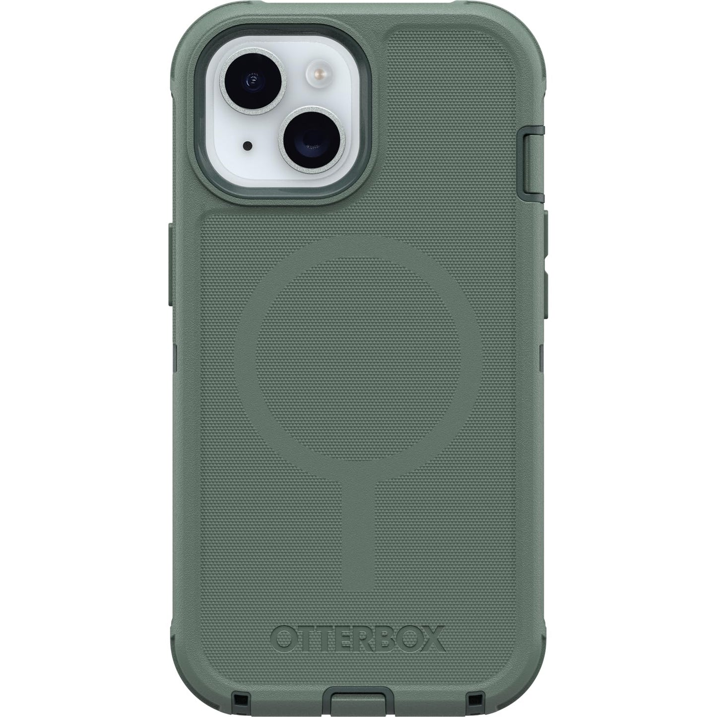 OtterBox Defender Series MagSafe Case for iPhone 17e, 16e, 15, 14, 13, Shockproof, Drop Proof, Ultra Heavy Duty Protective Case, 7X Military Grade Tested, Green - 77-97536
