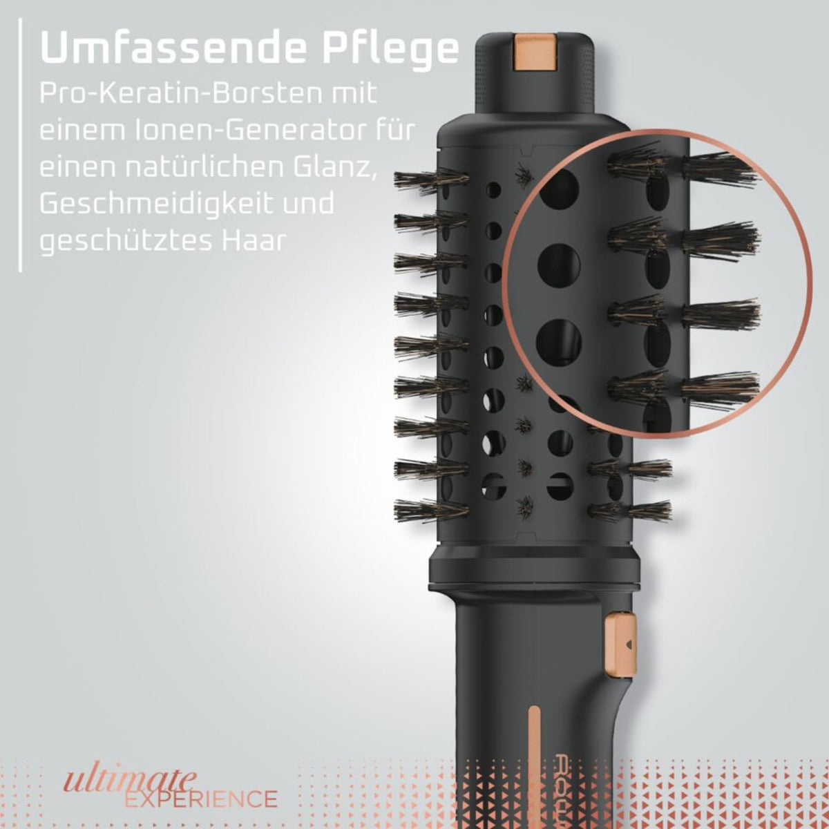 Rowenta Ultimate Experience perie rotativă cu aer cald 2 în 1, 3 accesorii - CF9620F0