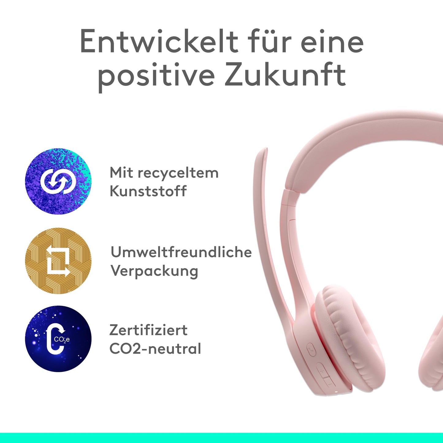 Logitech Zone 300 Rose (981-001412)