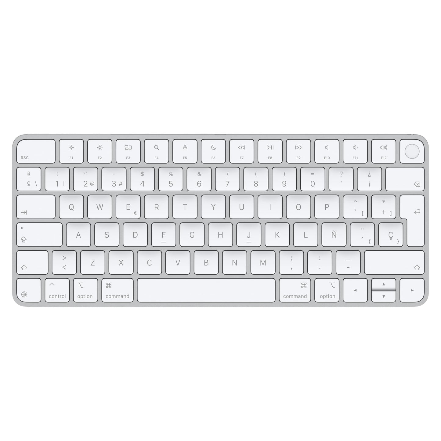 Apple Magic Keyboard with Touch ID for Mac models with Apple chip - Spanish  - MXCK3Y/A