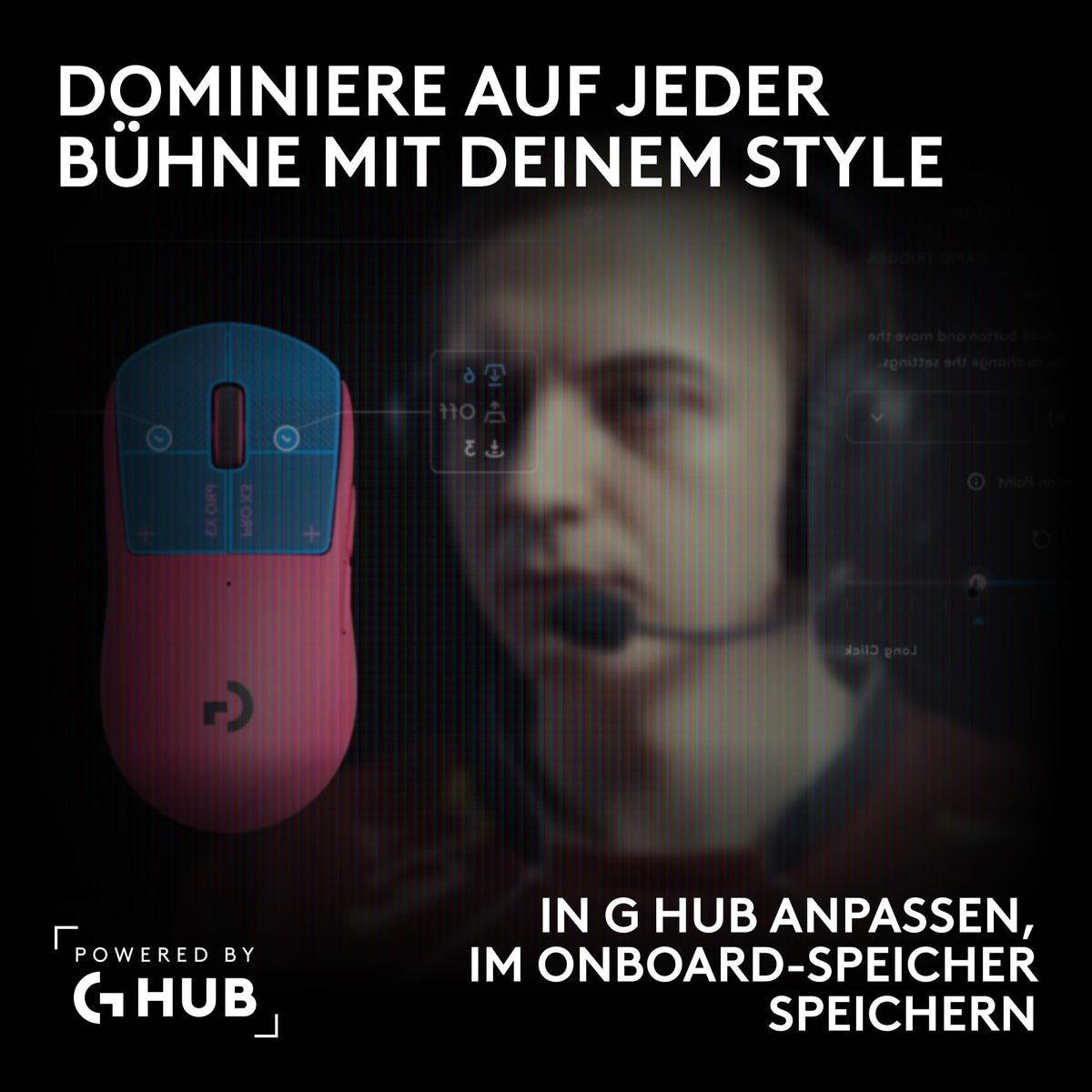 Logitech G PRO X3 SUPERSTRIKE Gaming Mouse - Pink - 910-007827