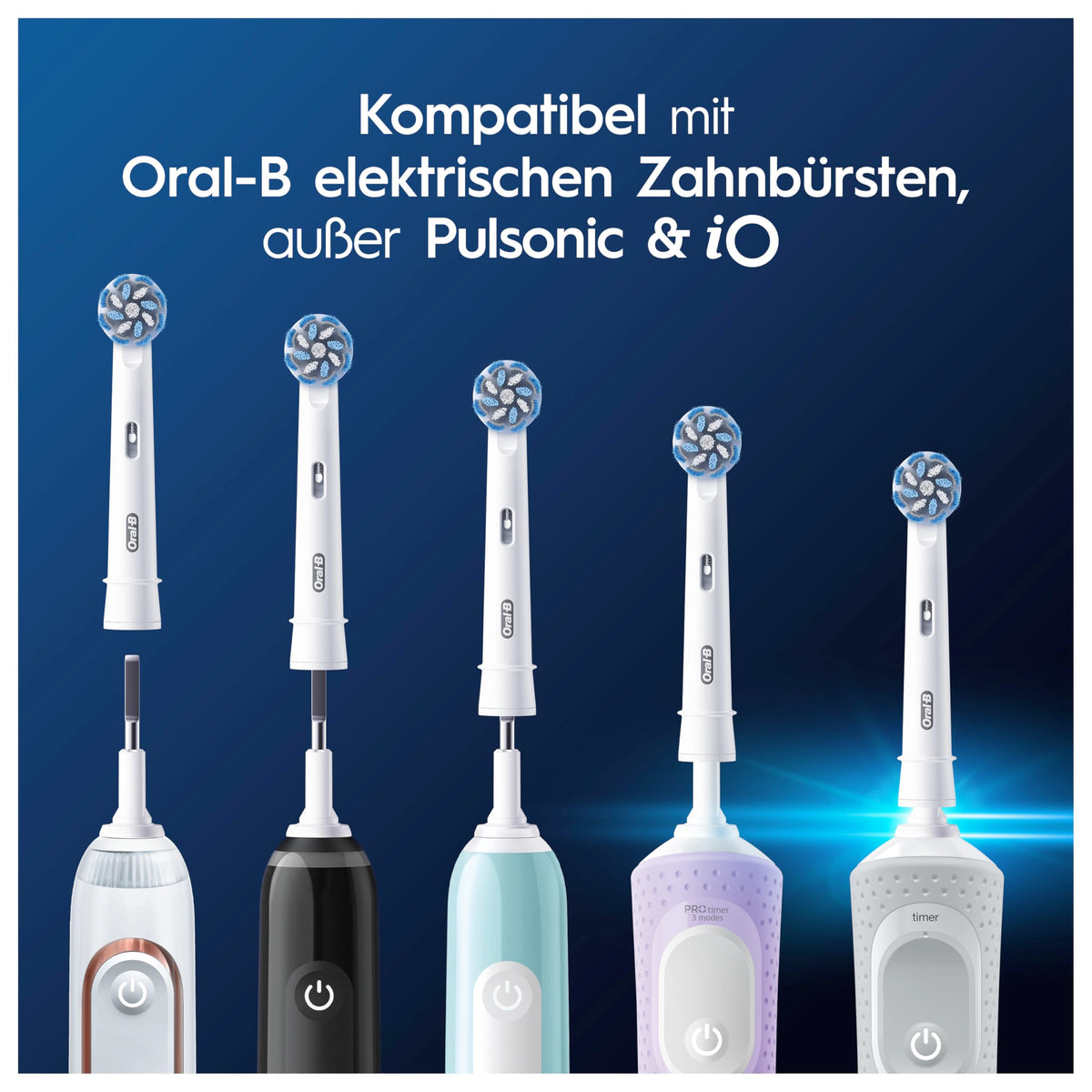 Oral-B Perii de schimb PRO Sensitive Clean, Alb, 16 bucăți - 8006530033237