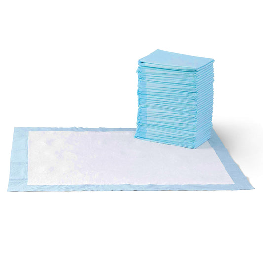 Amazon Basics Puppy Training Pads, 5-Layer Leakproof, XL (60 Count), Blue - XL60