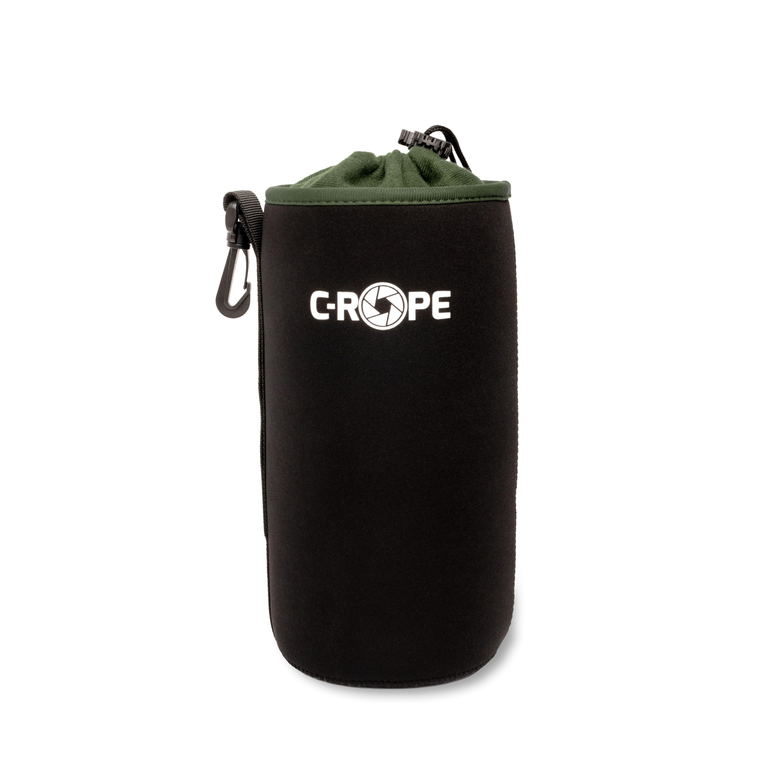 C-Rope Neoprene Lens Bag with Fleece Lining, Lens Case for Lenses and Camera Accessories, Size XL - CRP-LNB-XL-BLK-2