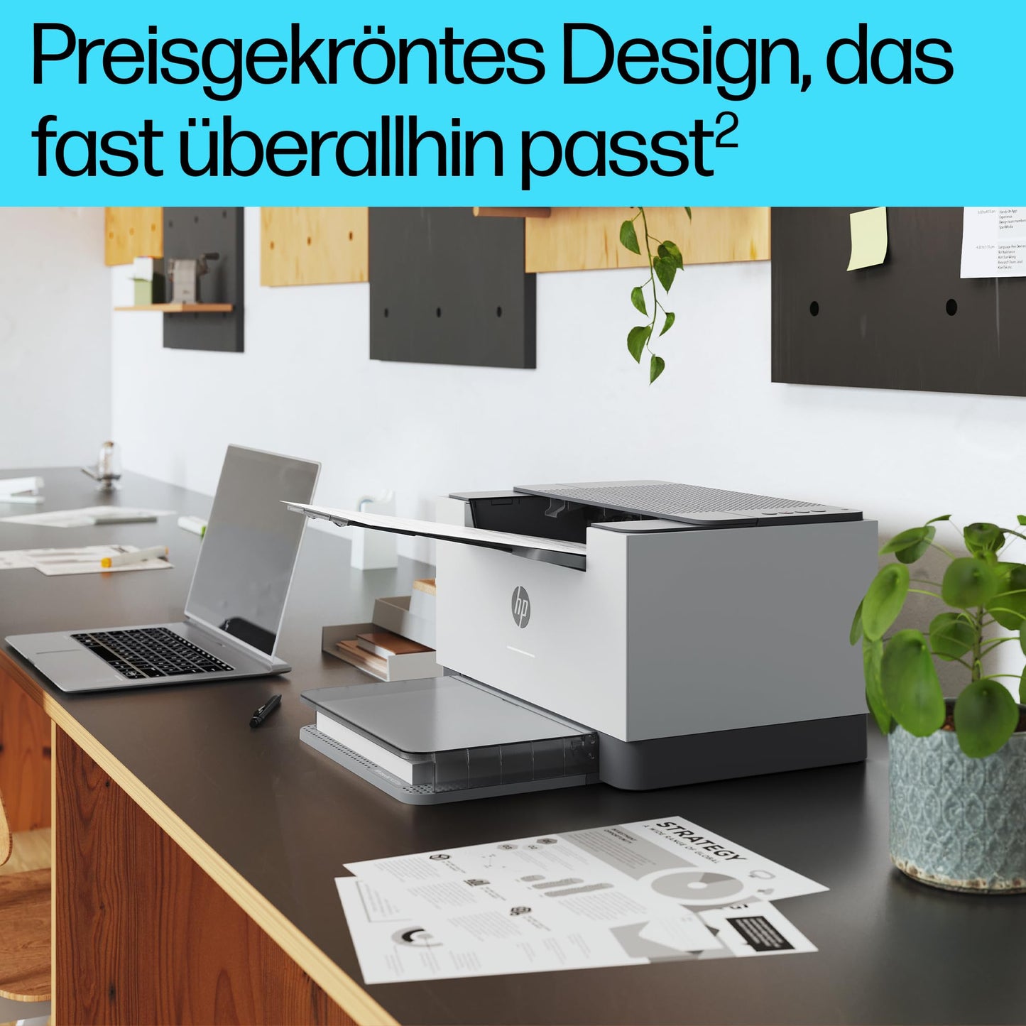 HP LaserJet M207dw laser printer black and white, fast double-sided printing, dual-band Wi-Fi, USB, LAN, smart app, LED control panel - 8J9K9F#B19