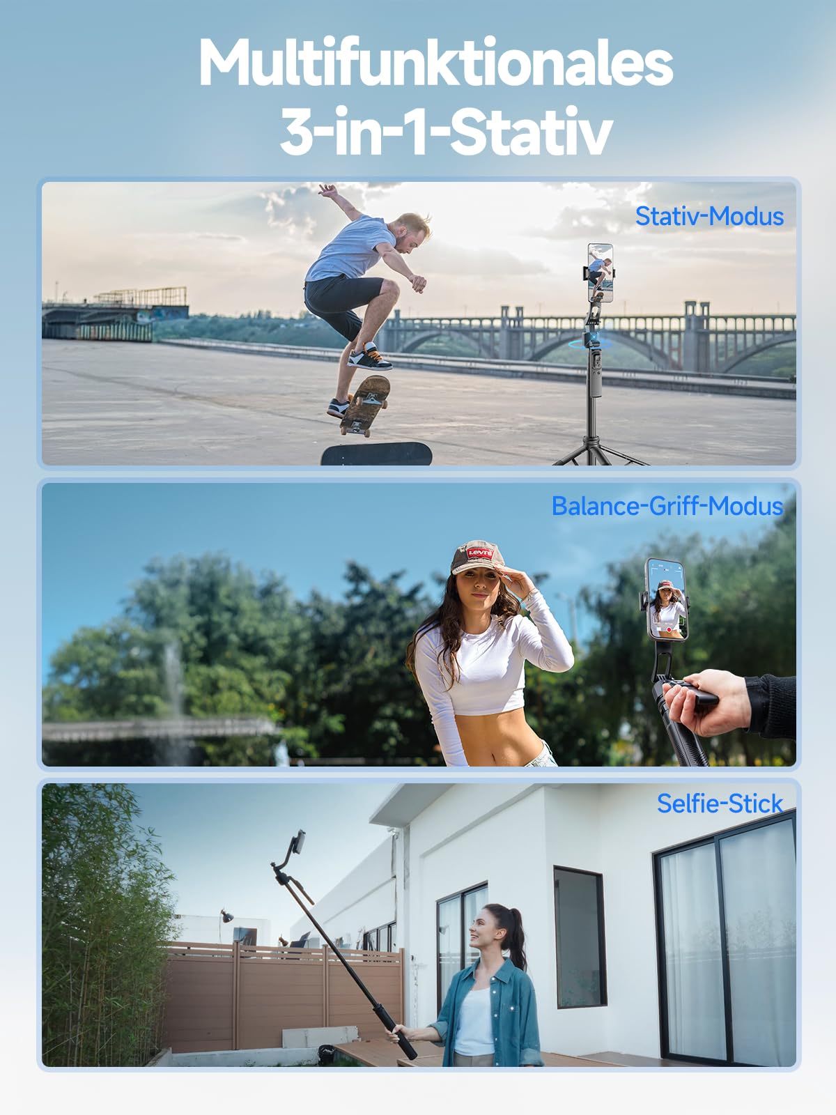 Rollei Easy Creator Quadpod mobile phone tripod with automatic tracking - 23152
