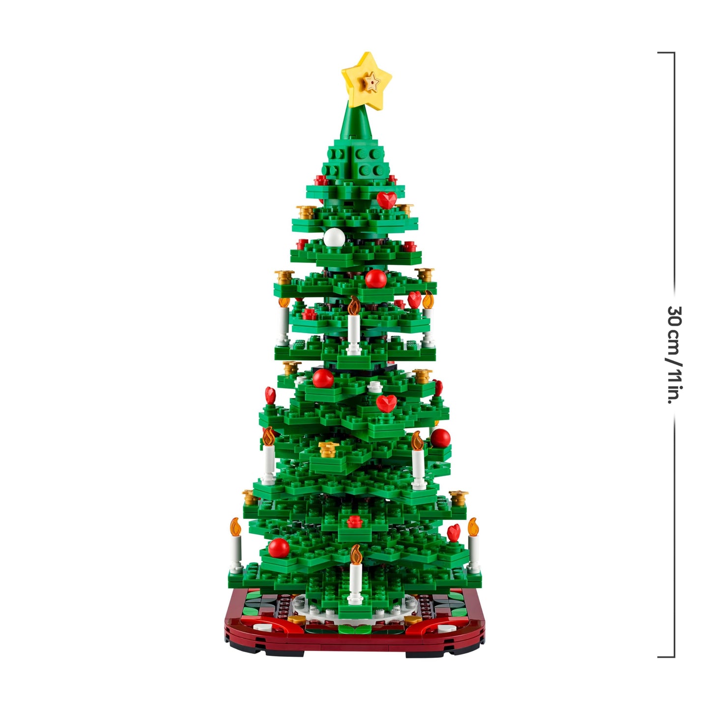 LEGO Christmas tree - 2-in-1 building set - toy for children aged 9 and up - DIY decoration for building and displaying - Christmas gift for boys, girls and adults - 40573