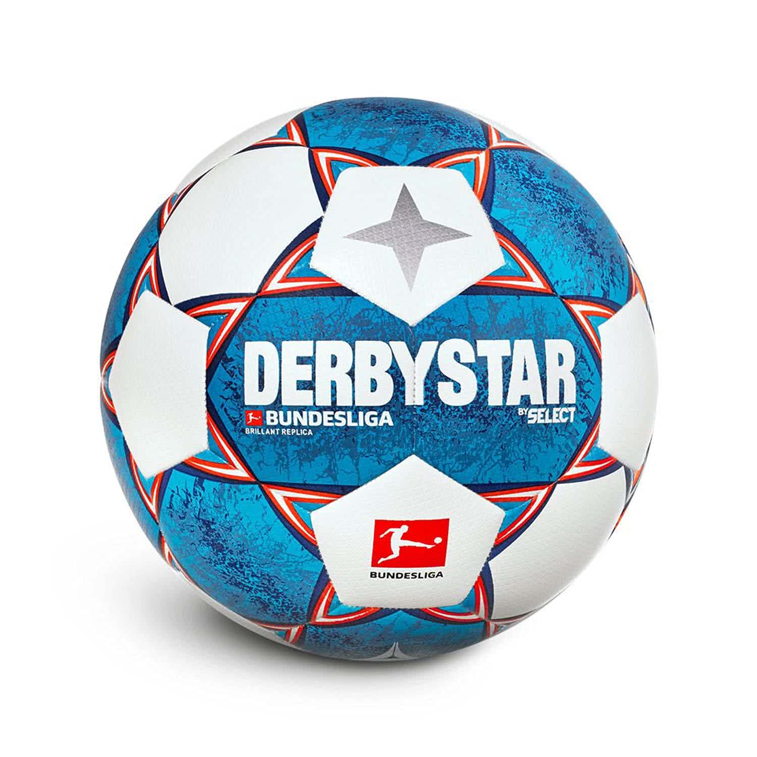 Derbystar 1323 Brilliant Replica v21 White Orange Blue 5 - Bundesliga