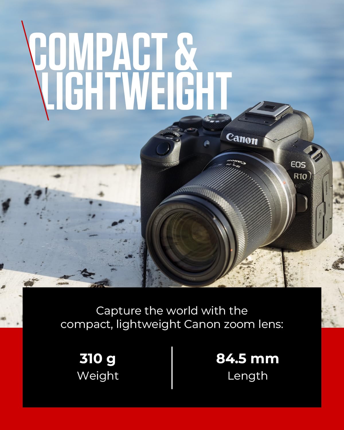 Canon RF-S Lens 18-150mm F3.5-6.3 IS STM - Zoom Lens with 4.5 Stop Stabilizer for Travel & Nature Photography | Compatible with EOS R system - EXPC3S512GB