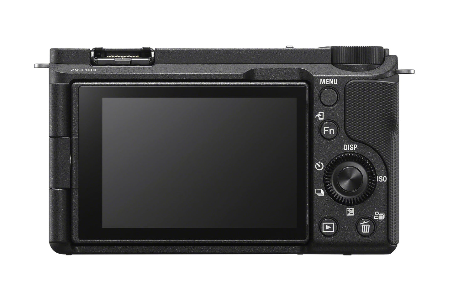 Sony Alpha ZV-E10 II APS-C mirrorless video camera (4K60p video, 4:2:2 10-bit recording, 26 MP, advanced digital stabilization, real-time autofocus) - ZVE10M2B.CEC