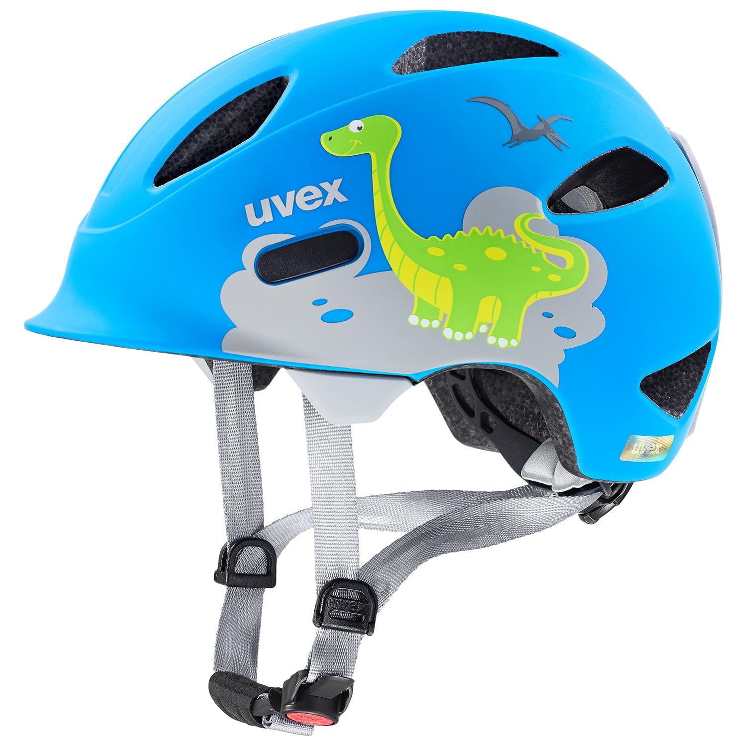 uvex OYO Style children's bicycle helmet, Dino Blue matt, 50-54 cm - S4100470217