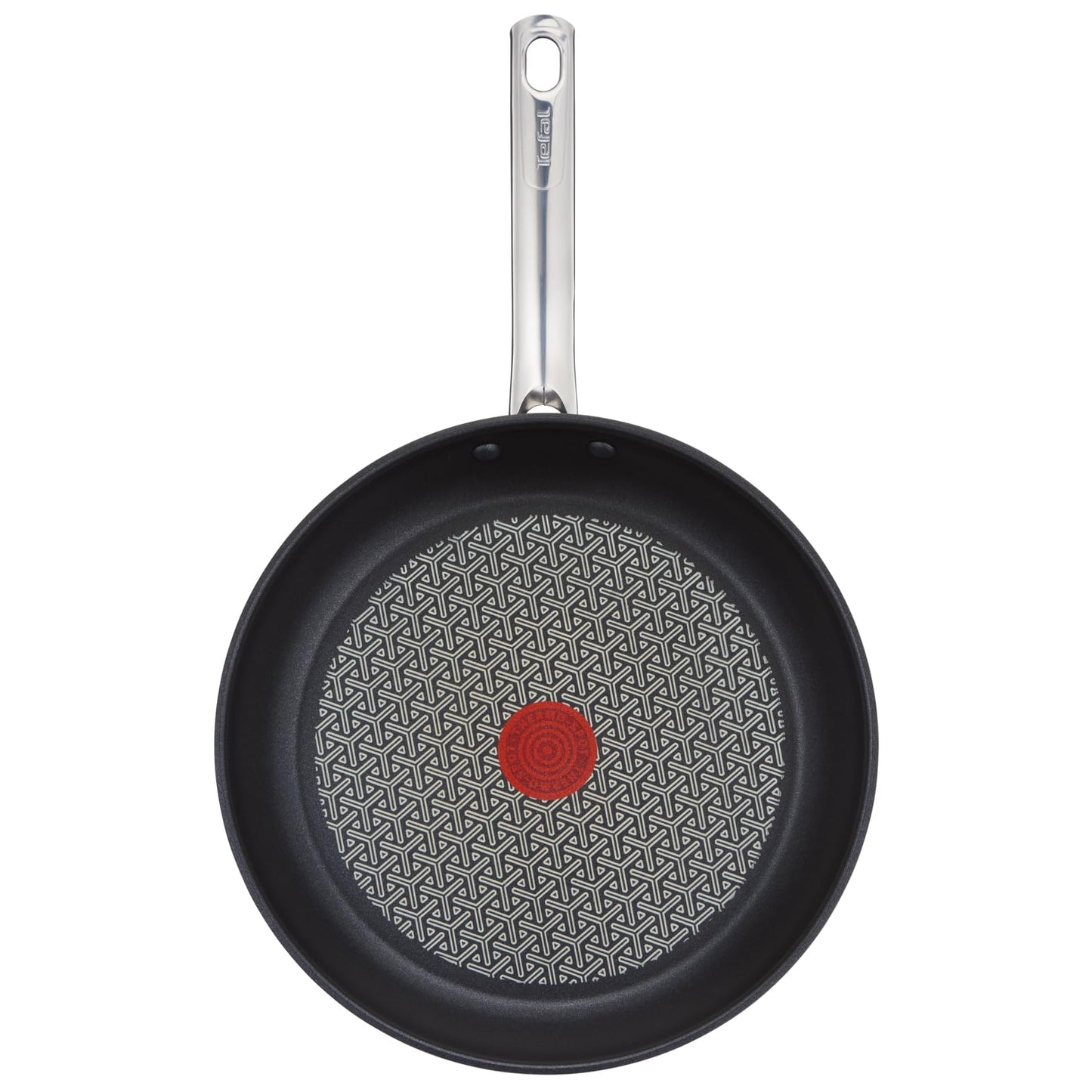 Tefal Duetto 3-piece pan set 20.24 and 28 cm, frying pans with thermo signal at ideal frying temperature, pans suitable for induction cookers, including induction cookers, A704S3 - A704S363