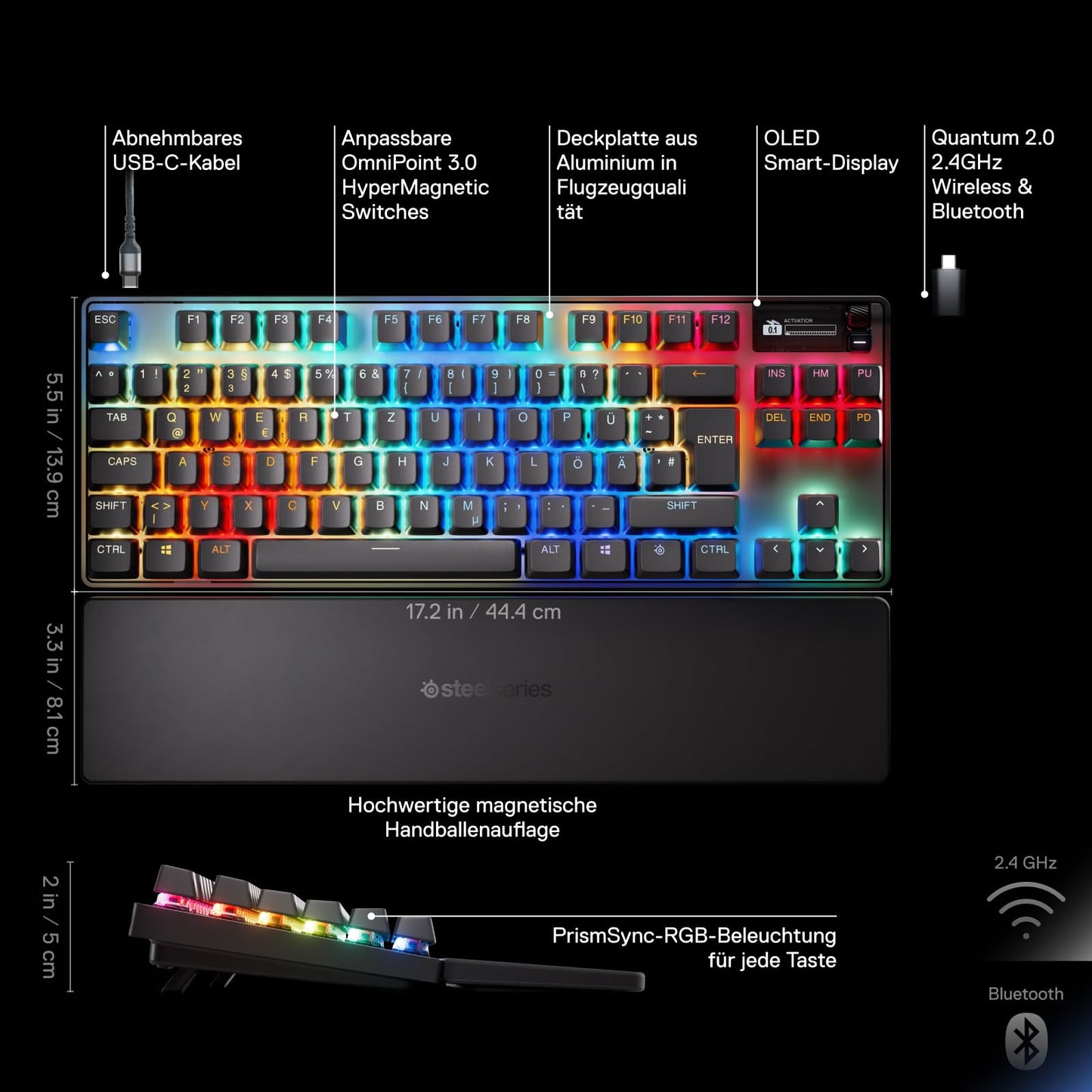 SteelSeries Apex Pro TKL Wireless Gen 3 - 64871
