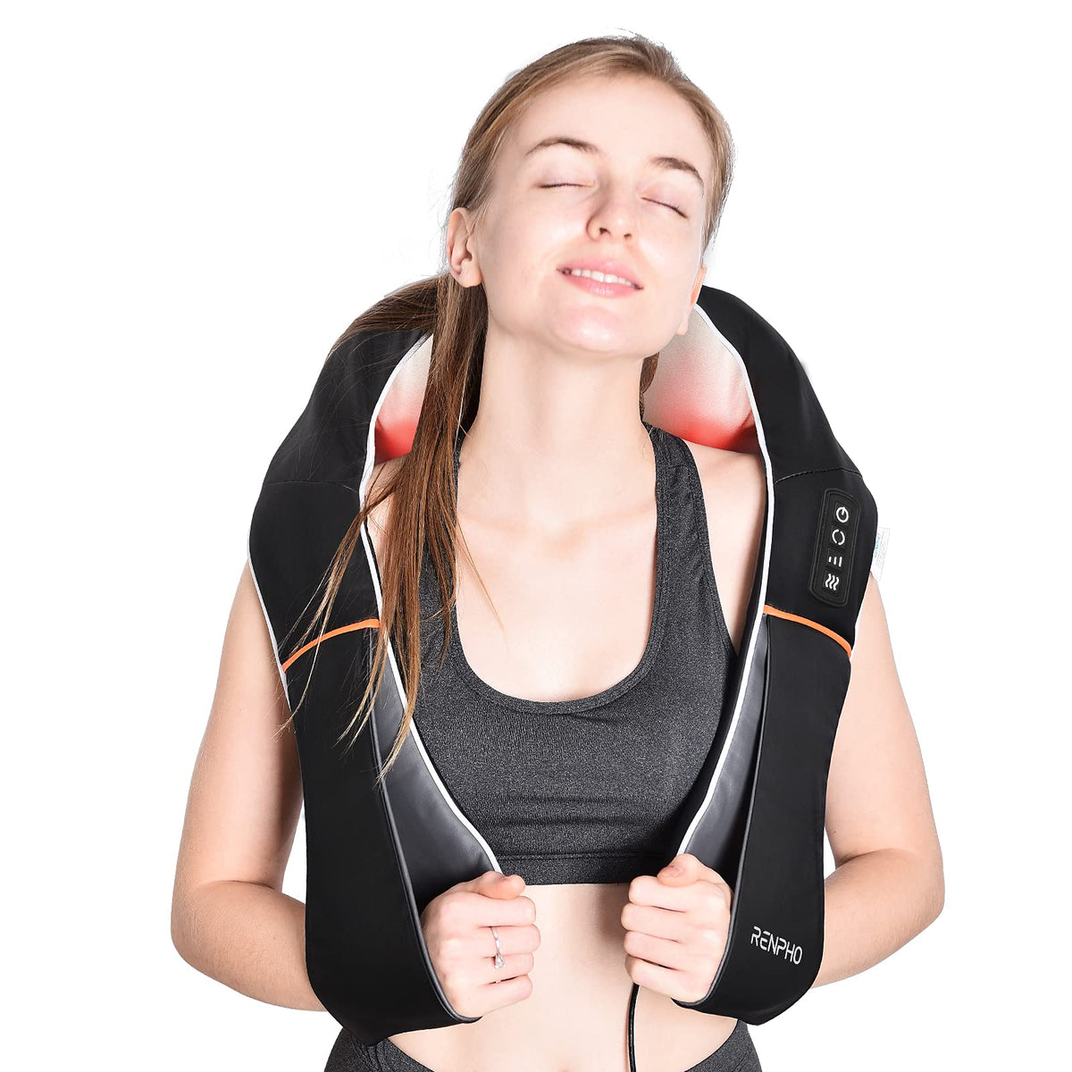 RENPHO Neck Massager, Shiatsu Massager for Neck, Shoulders, Back - RF-SNM060