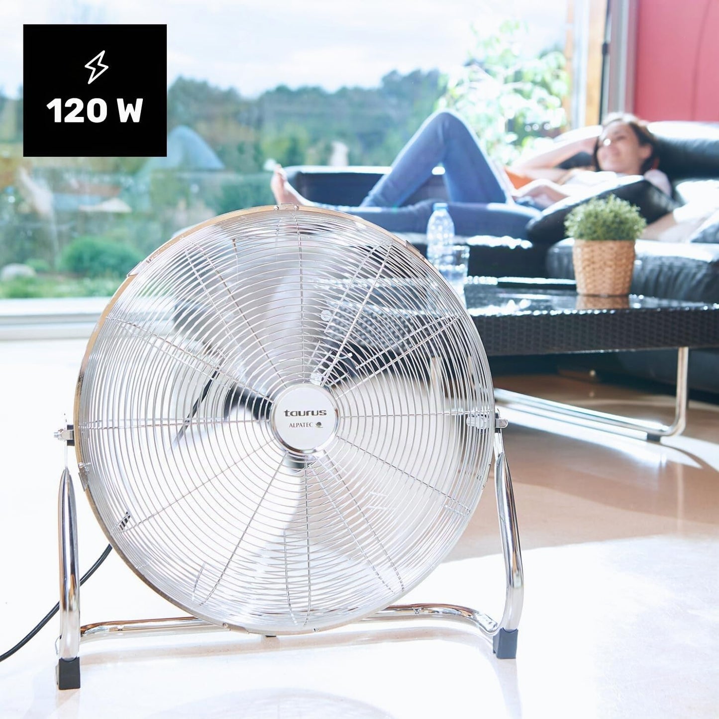 Taurus fan | Alpatec SIROCCO 18 | 120W | 45cm diameter | chrome - 944656000