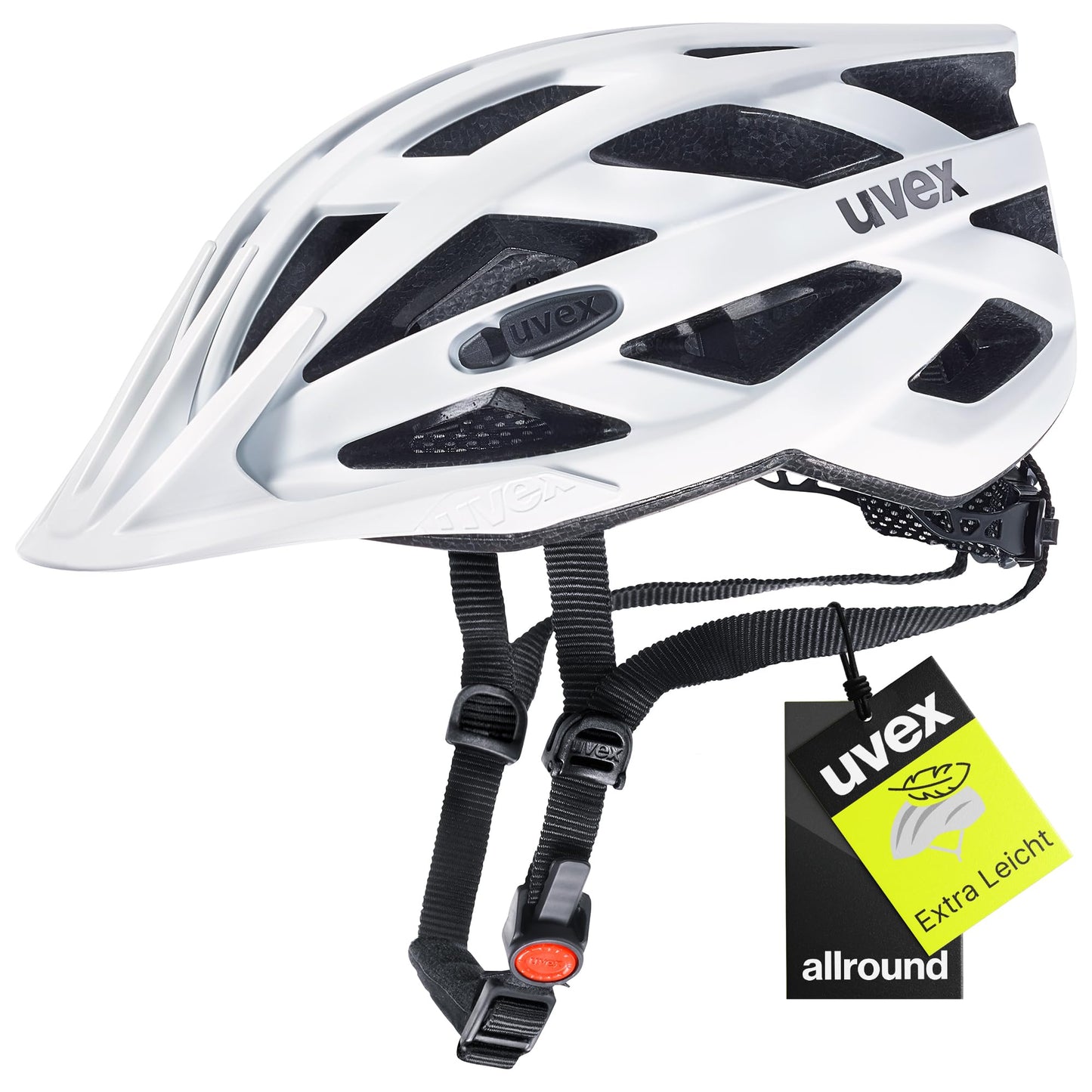 uvex i-vo cc - Lightweight all-round helmet for men and women - individual size adjustment - matt white - 56-60 cm - S4104230717