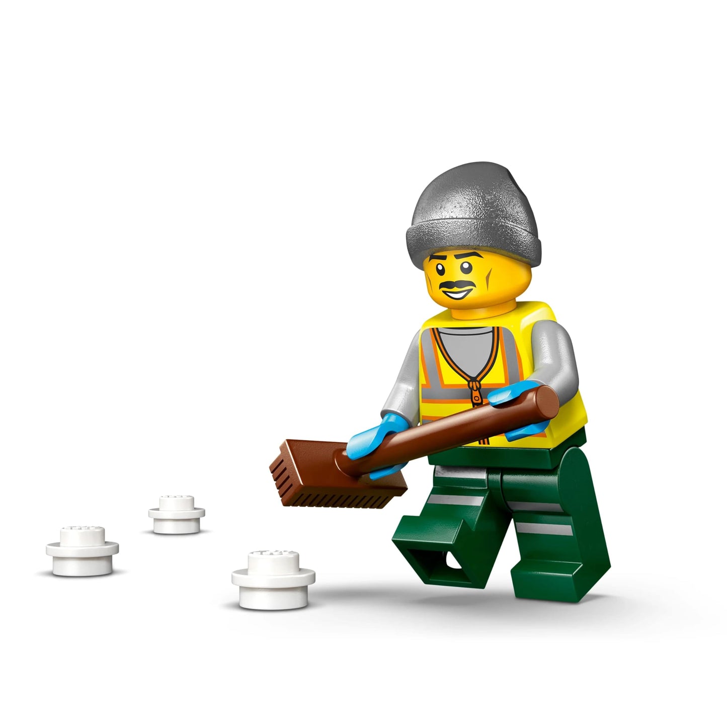 LEGO City snow plow - toy set with minifigure, tools and scatter function - birthday gift for boys aged 6 and over and technology fans - 60490