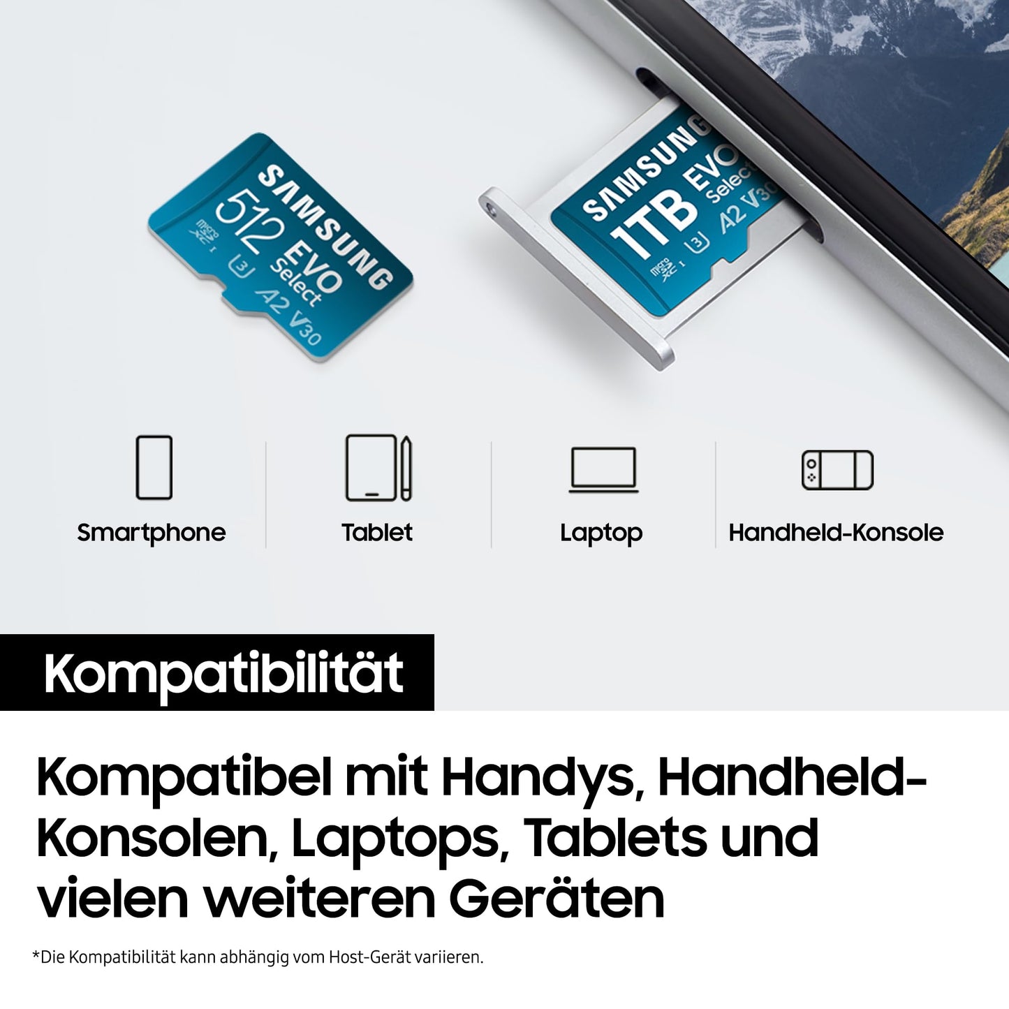 Samsung EVO Select microSDXC 512GB (MB-ME512SA/EU)