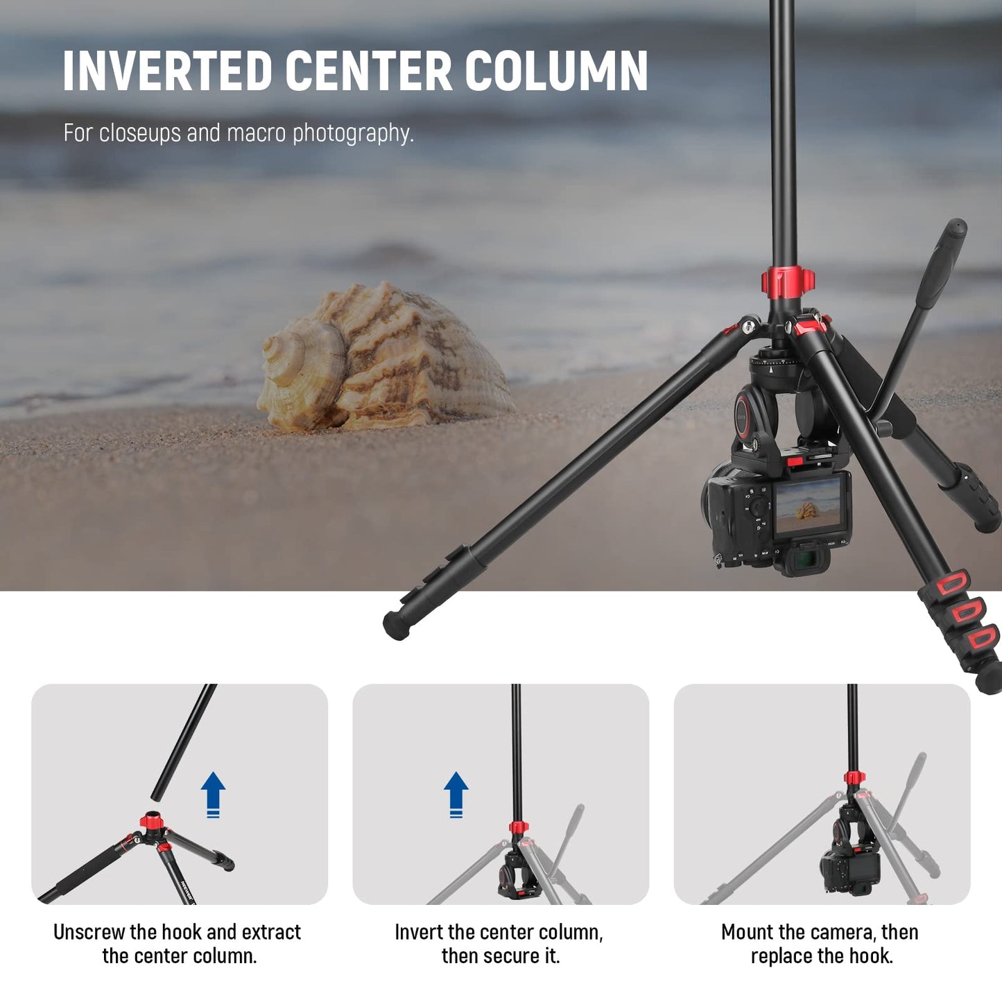NEEWER 72" fluid head video monopod, quick release plate compatible with DJI RS Gimbal, 360° panning and +90°/-70° tilt for DSLR camera camcorder, maximum load 8kg, TP72A