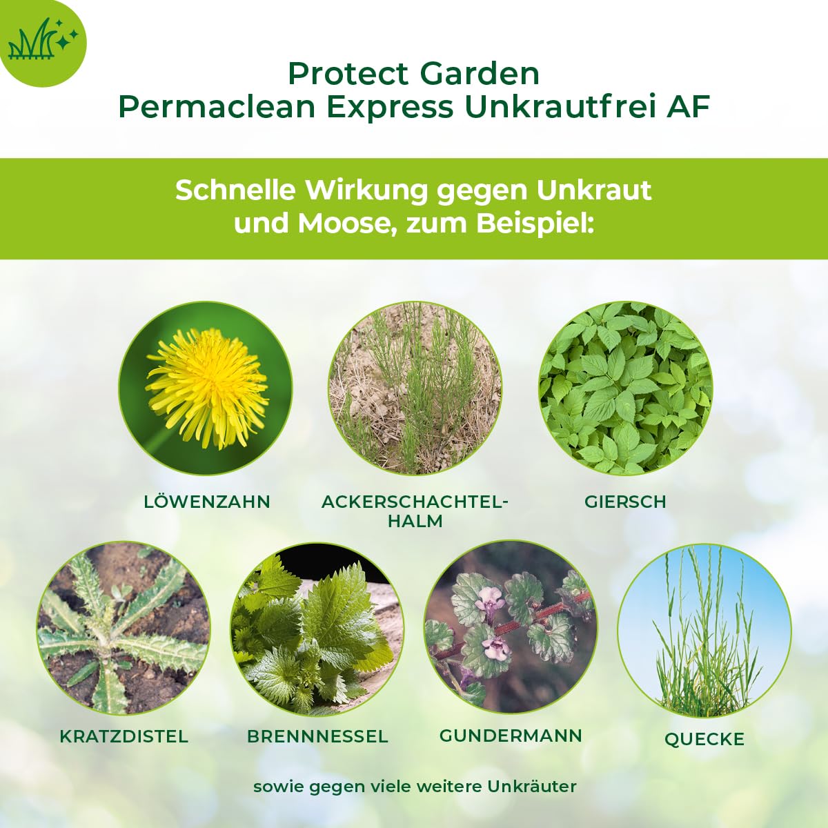 PROTECT GARDEN Permaclean Express Weed Free AF, ready-to-use weed killer with quick action against weeds and weeds, 2.5 liter spray canister - 86601726