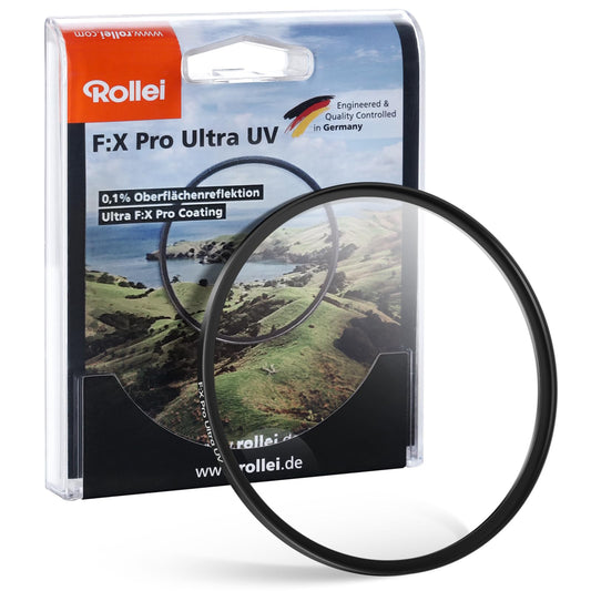 Rollei F:X Pro Ultra round filter UV filter 72 mm protective filter ultraviolet filter 99.9% light transmission 36 layers special coating screw filter for 150 megapixel high-performance camera - 26840