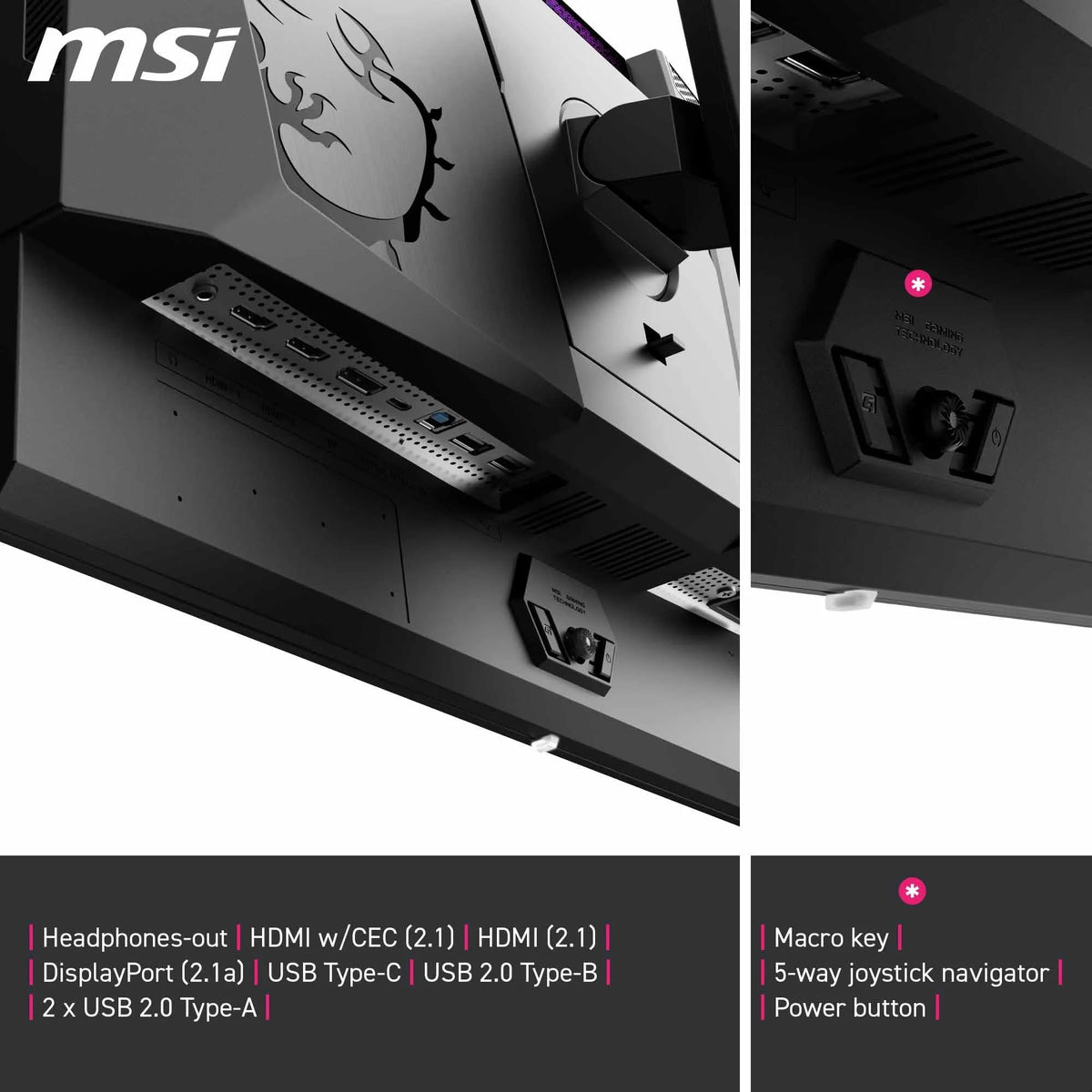 MSI MPG 272URXDE QD-OLED Gaming Monitor, 27 inch, 4K UHD, 240 Hz, 0.03 ms - 4711377275477