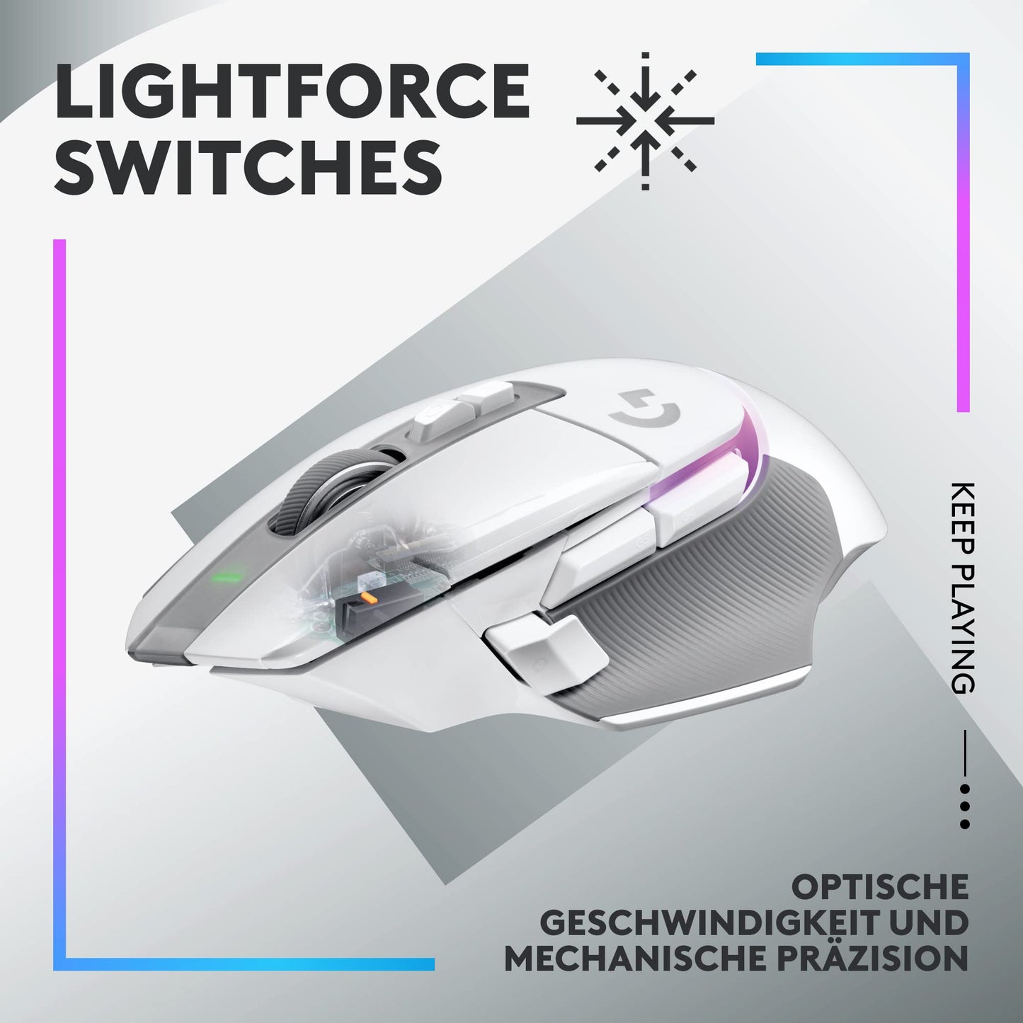 Logitech G502 X PLUS White 910-006172