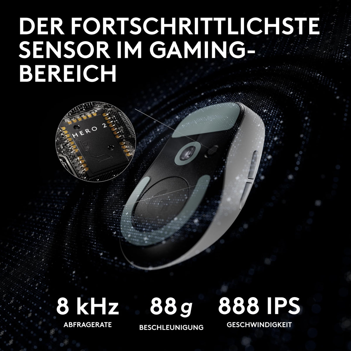 Logitech G PRO X SUPERLIGHT 2 Wireless Gaming Mouse (White) - 910-006639