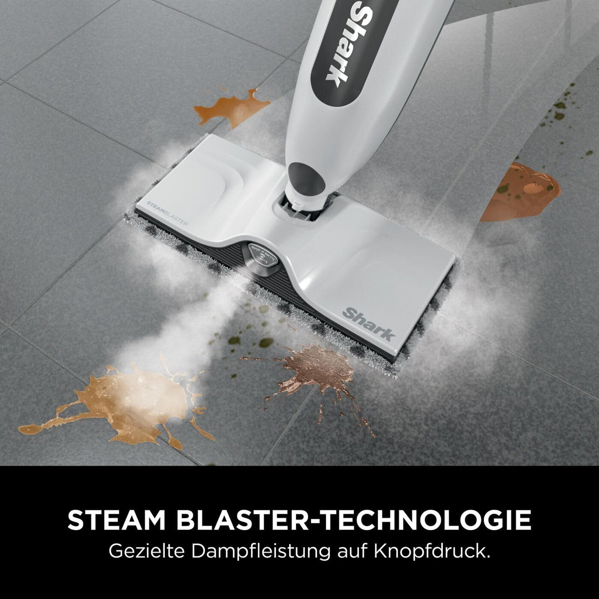 Shark SteamSpot with Steam Blaster Technology for Hard Floors, Copper S2001EU