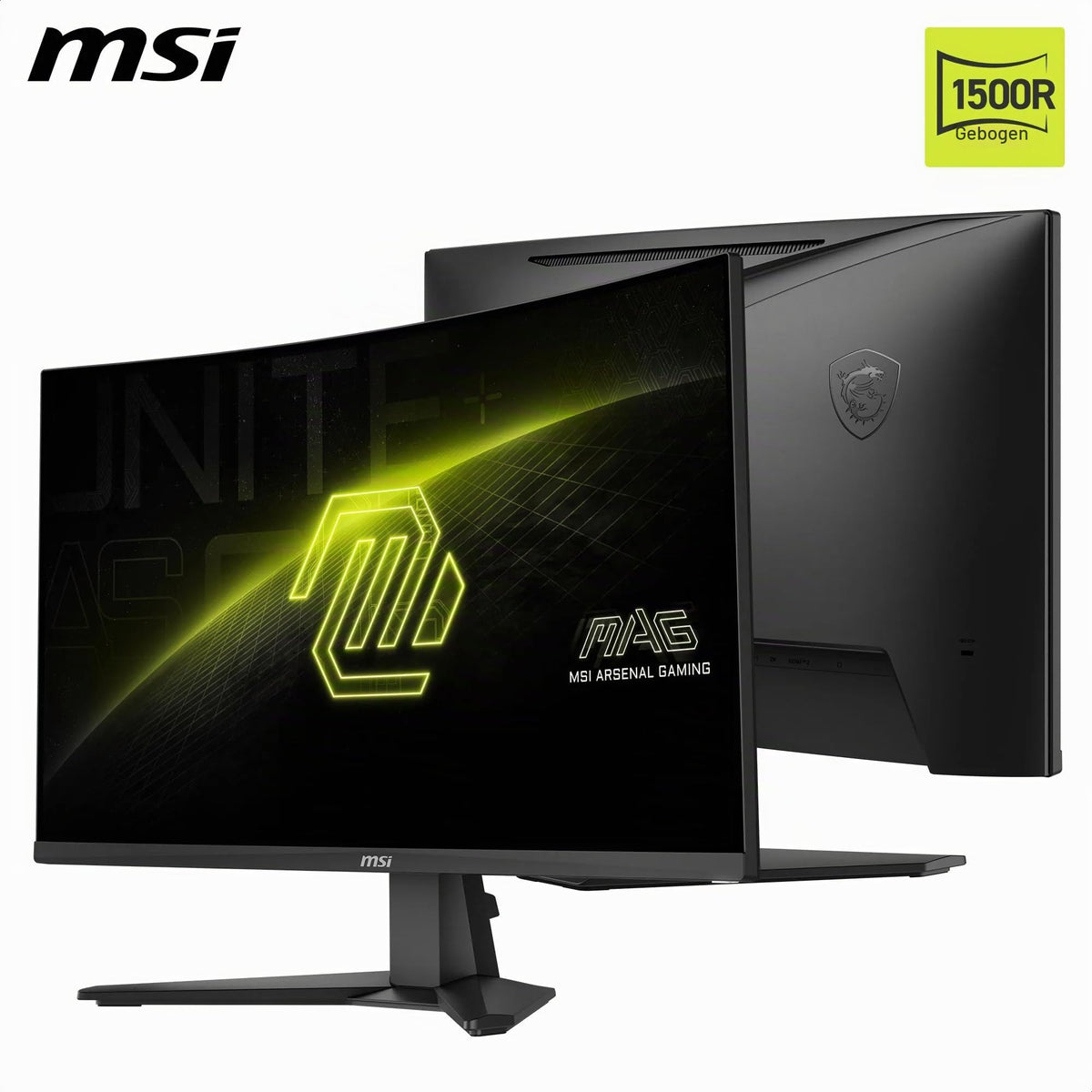 MSI MAG 276CFA E20 27-Inch FHD 1500R Gaming Monitor, 1920 x 1080 Rapid VA, 200 Hz, 0.5 ms, HDR capable, AMD FreeSync Premium, Eye Care, AI Vision, HDMI 2.0b, DP 1.2a, VESA mount, black - 4711377389525