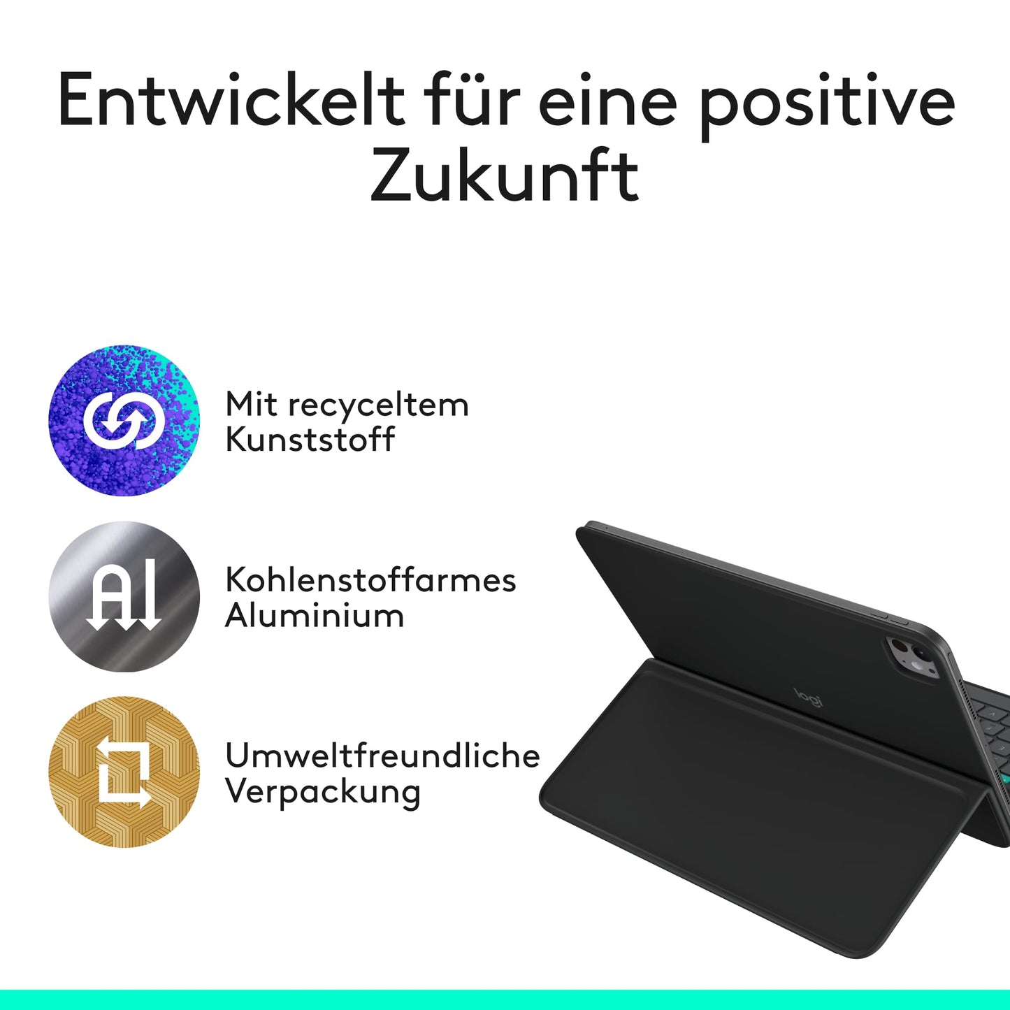 Logitech Flip Folio iPad Pro 11" M4 M5 (920-013397)