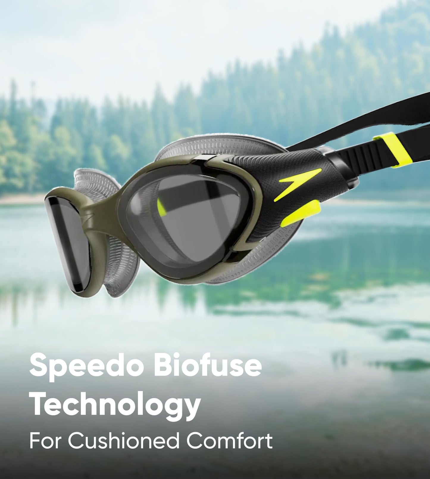 Speedo Biofuse 2.0 swimming goggles | Patented easy adjustment | Anti-fog | Waterproof | Improved fit | Improved comfort - 800232817134