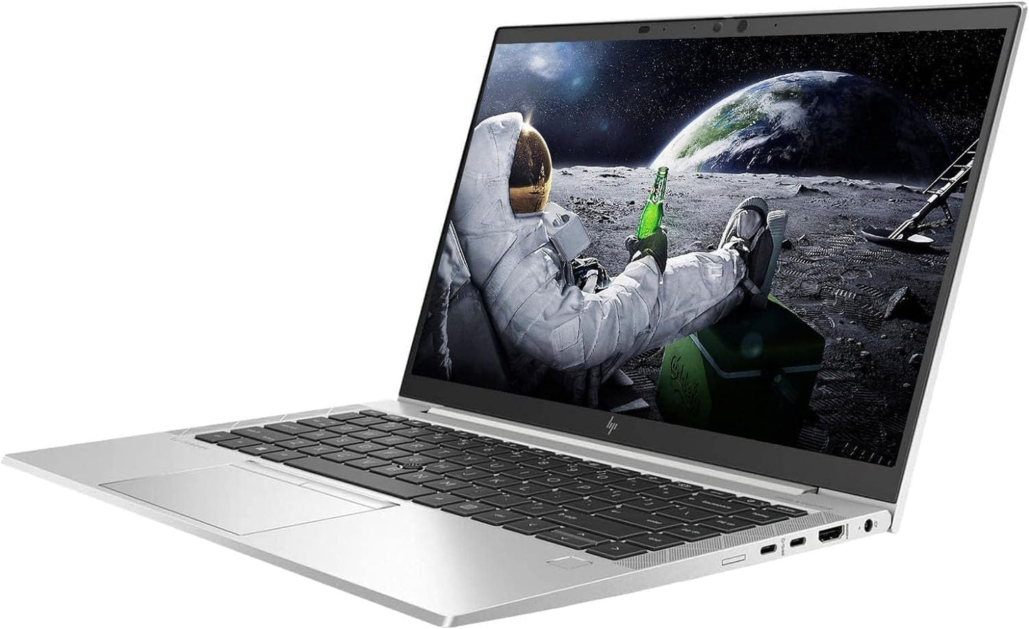 HP EliteBook 845 G8 Business Laptop, 14" FHD (1920 x 1080), AMD Ryzen 5 Pro 5650U, 16GB RAM, 256GB SSD, QWERTY Keyboard, Windows 11 Pro (Refurbished)