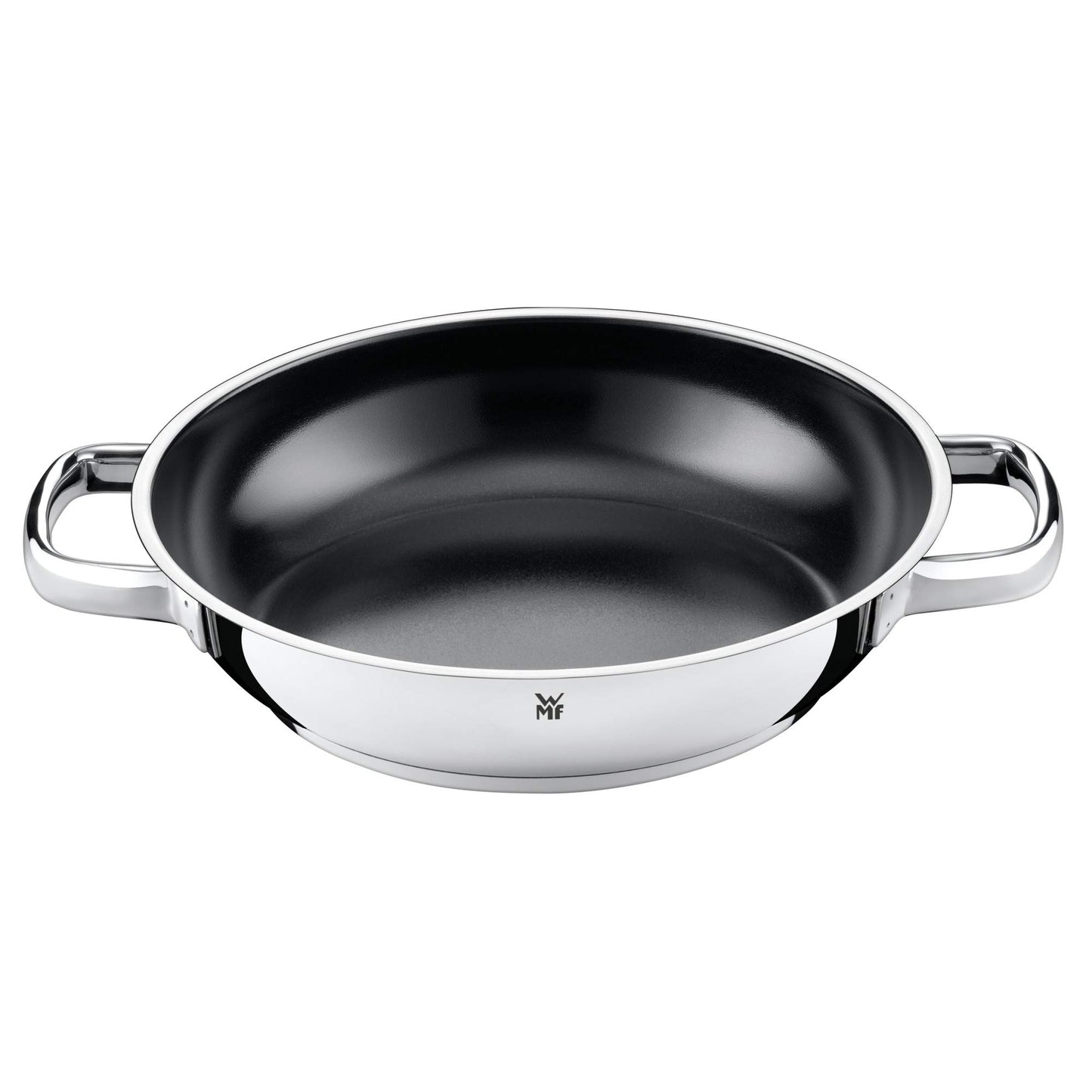 WMF Durado serving pan 24 cm, stainless steel pan induction, non-stick coating, suitable for all types of stoves, energy saving, ceramic coating, energy saving, oven safe up to 260 degrees - 748346021