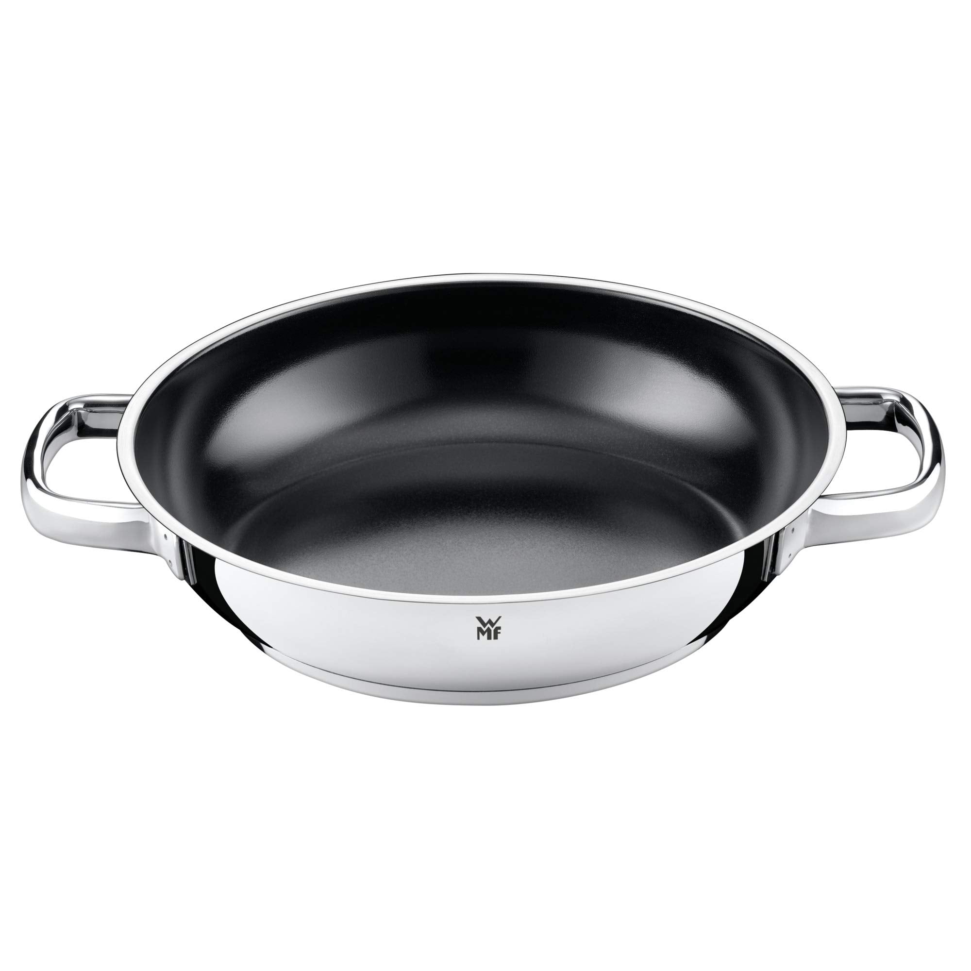 WMF Durado serving pan 24 cm, stainless steel pan induction, non-stick coating, suitable for all types of stoves, energy saving, ceramic coating, energy saving, oven safe up to 260 degrees - 748346021