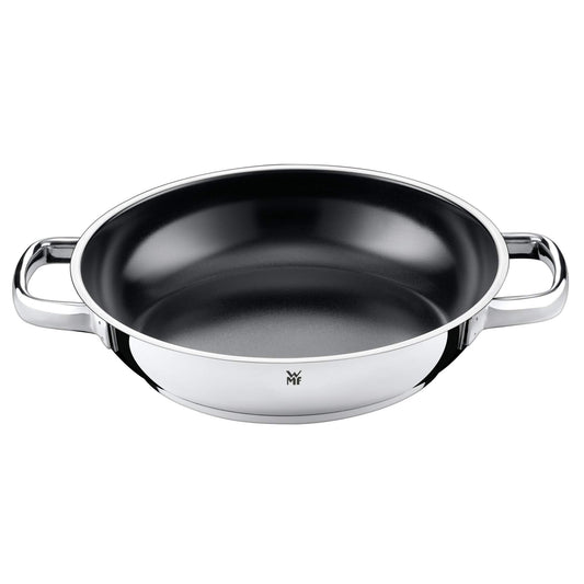 WMF Durado serving pan 24 cm, stainless steel pan induction, non-stick coating, suitable for all types of stoves, energy saving, ceramic coating, energy saving, oven safe up to 260 degrees - 748346021