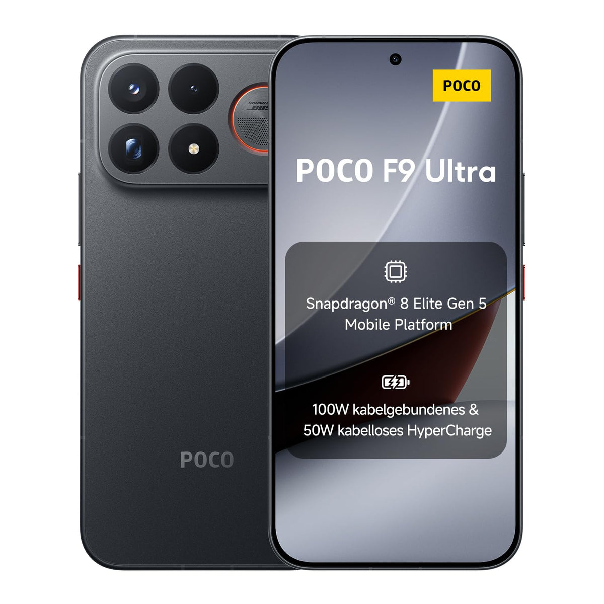 Poco F9 Ultra, Smartphone 16+512 GB, Negru, 8050mAh Akku, 100W Laden