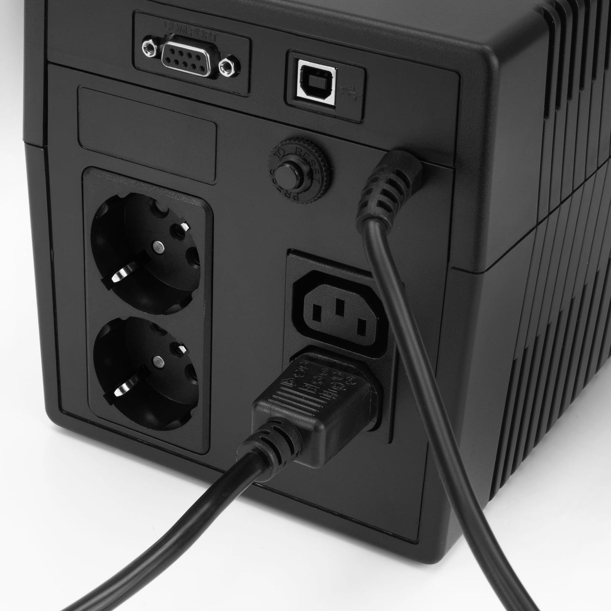 ACT Kaltgerätekabel 3m, C13 la C14 Kaltgerätekabel extensie, conector IEC la priză 3 pini - AK5031 Negru (pachet cu 2)
