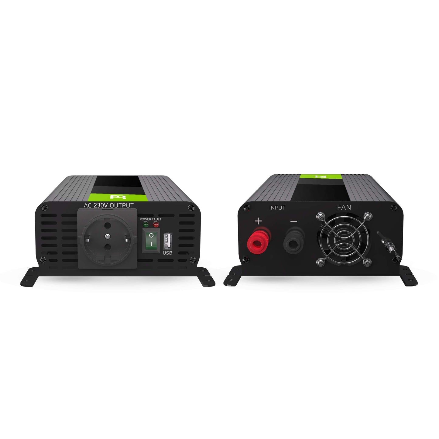 Green Cell PRO 300W/600W 12V to 230V Pure Sine Volt Car Voltage Converter Inverter Converter Pure Sine Wave Power Solar Inverter DC AC Converter Current Converter