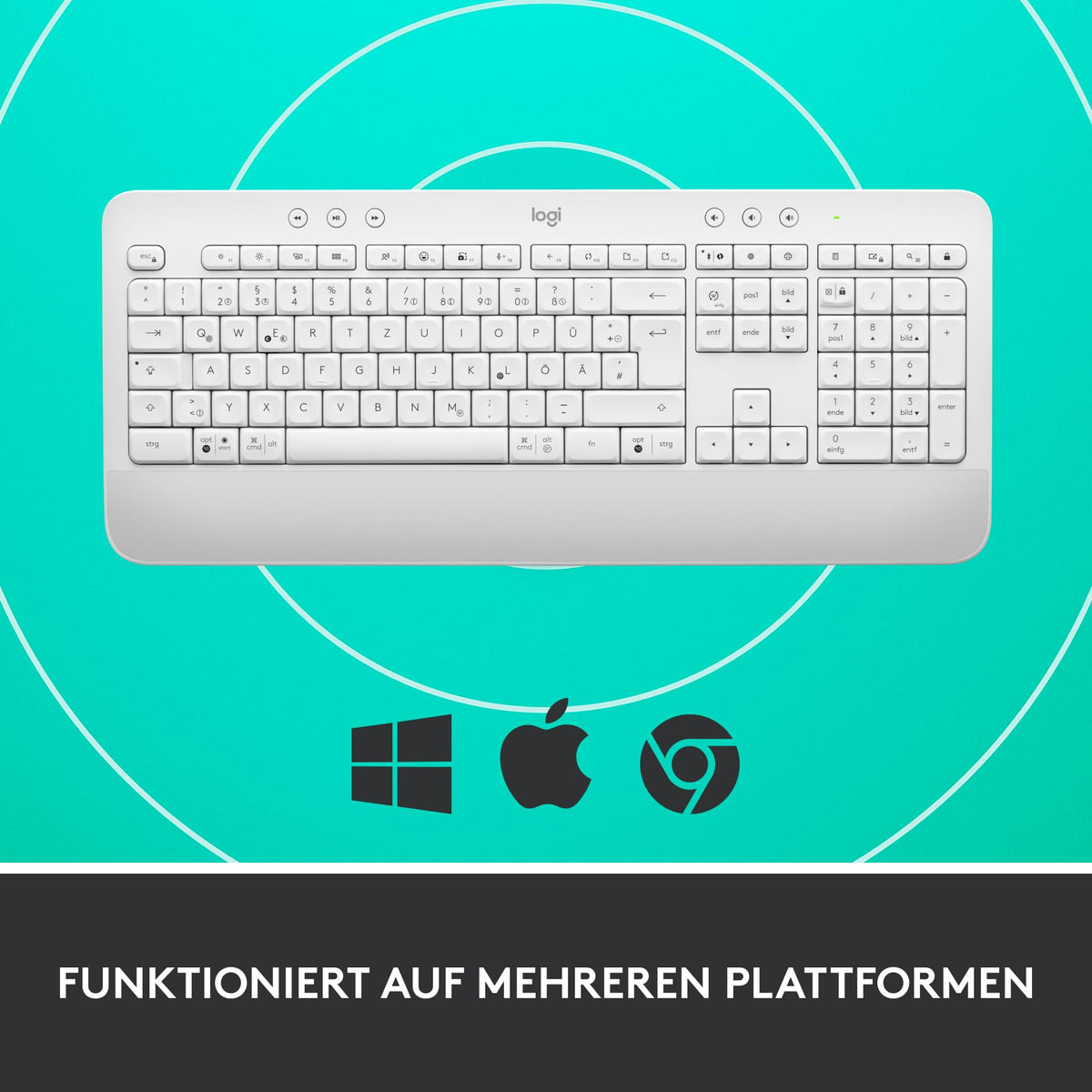 Logitech Signature K650 Comfort Wireless Keyboard with Palm Rest - 920-010967