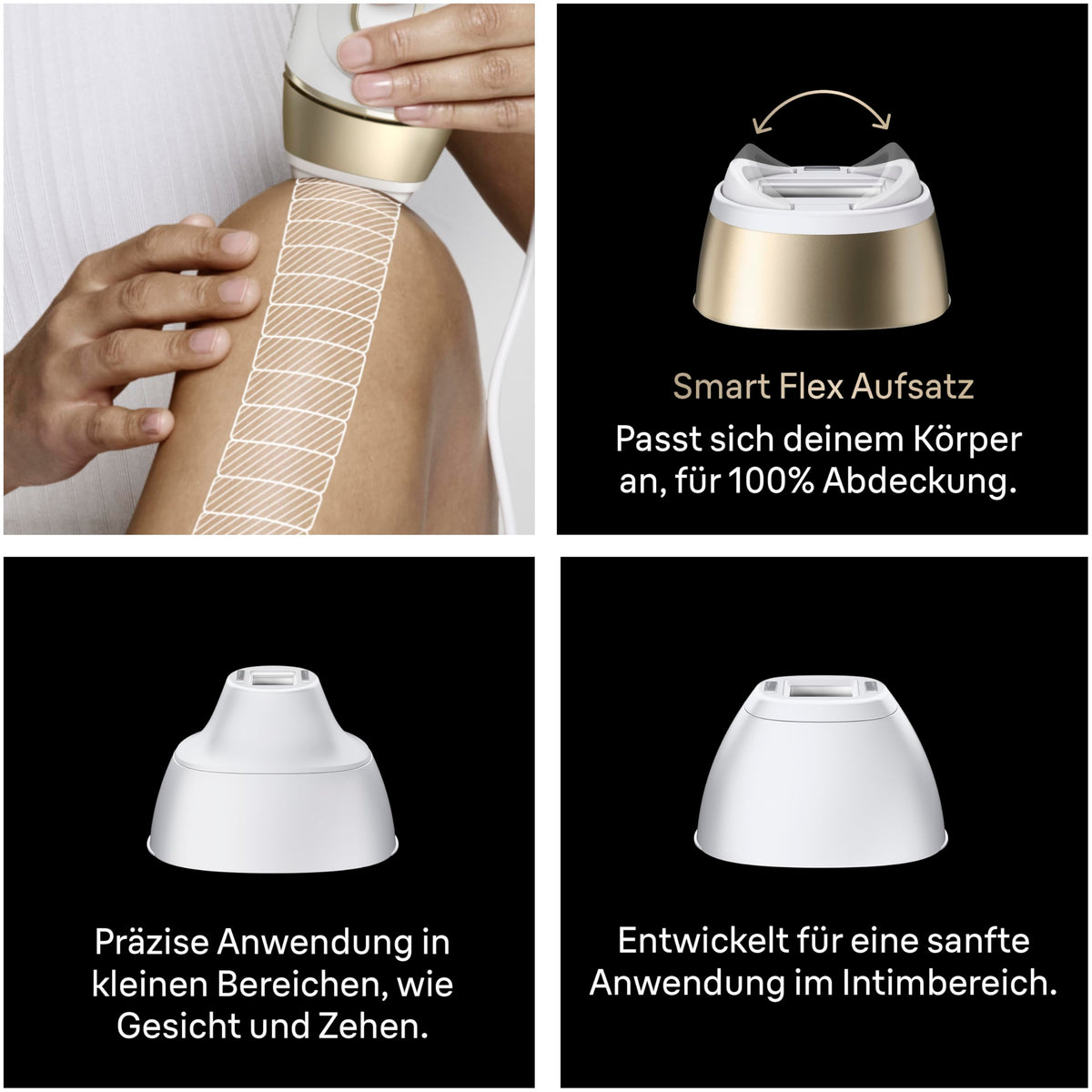 Braun IPL Dispozitive Epilare Silk·expert Pro 5, PL5321, Alb/Auriu