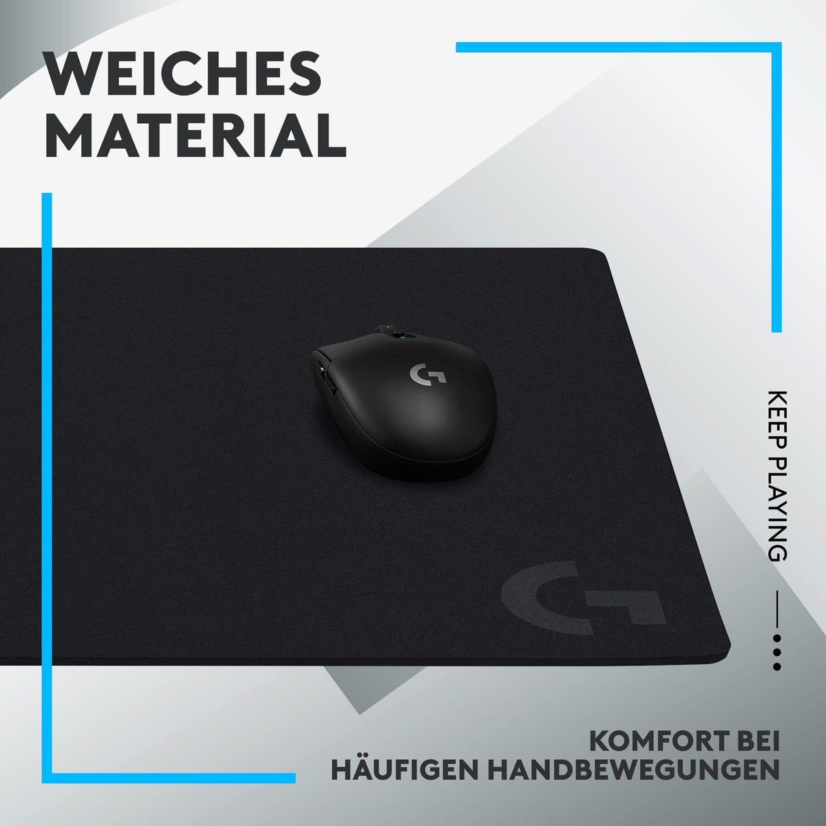 Logitech G G640 Large Cloth Gaming Mouse Pad - 943-000799