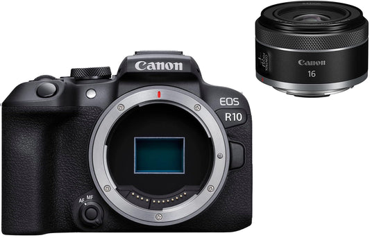 Canon EOS R10 Body + Canon Lens RF 16mm F2.8 STM