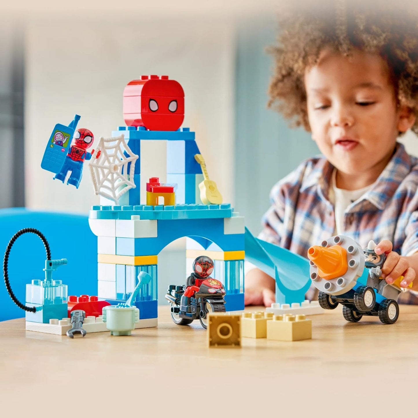 LEGO DUPLO | Marvel Team Spidey's Headquarters - Learning toy to promote motor skills - Toddler Montessori set - Gift for boys aged 2 and up & fans of Spidey & his super friends - 10464