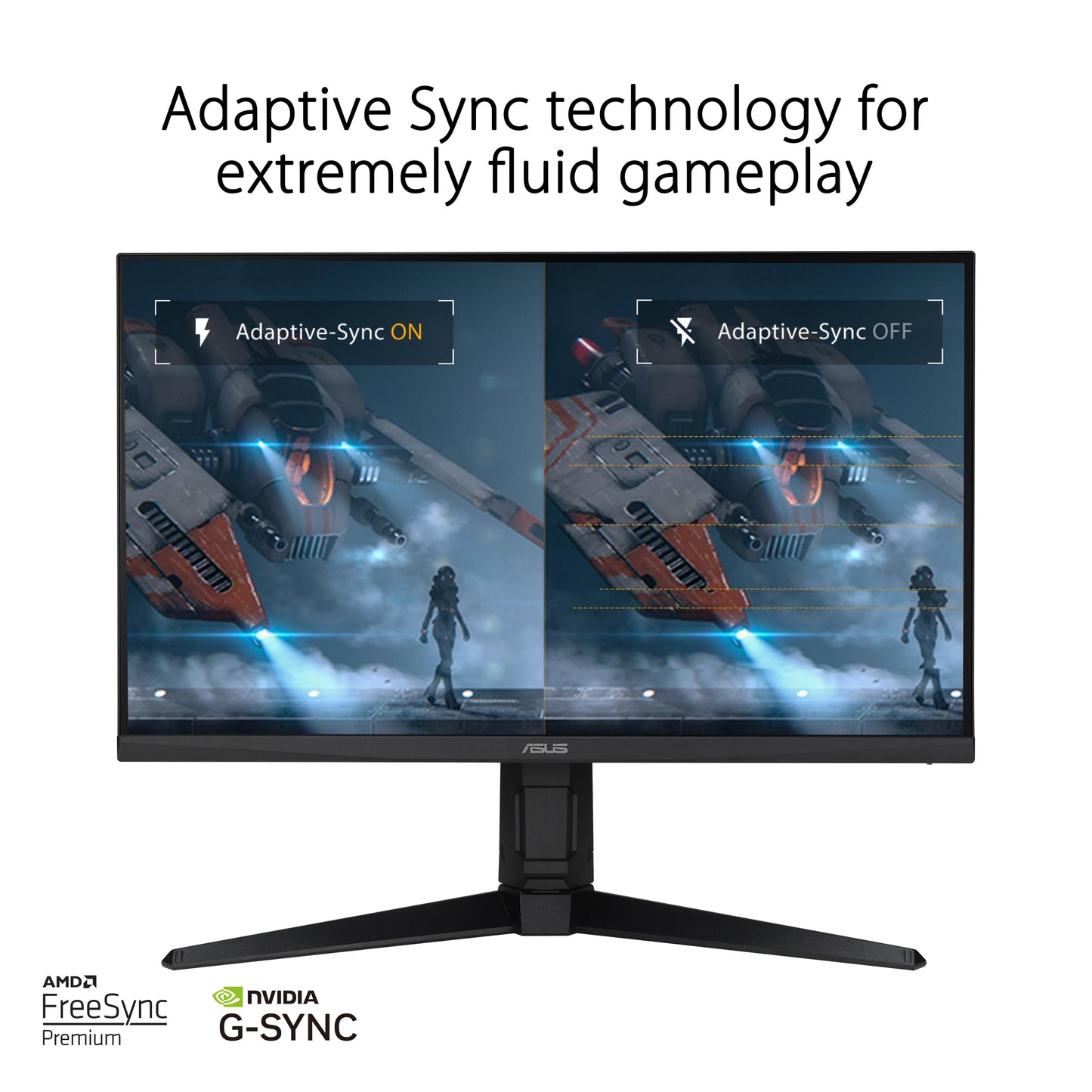 ASUS TUF Gaming VG27AQL3A - 27 inch WQHD monitor - 180 Hz, 1ms GtG, FreeSync, G-Sync, Adaptive Sync, ELMB, DisplayHDR 400 - Fast-IPS panel, 16:9, 2560x1440, DP, HDMI, USB, ergonomic, speaker - 90LM09A0-B01370