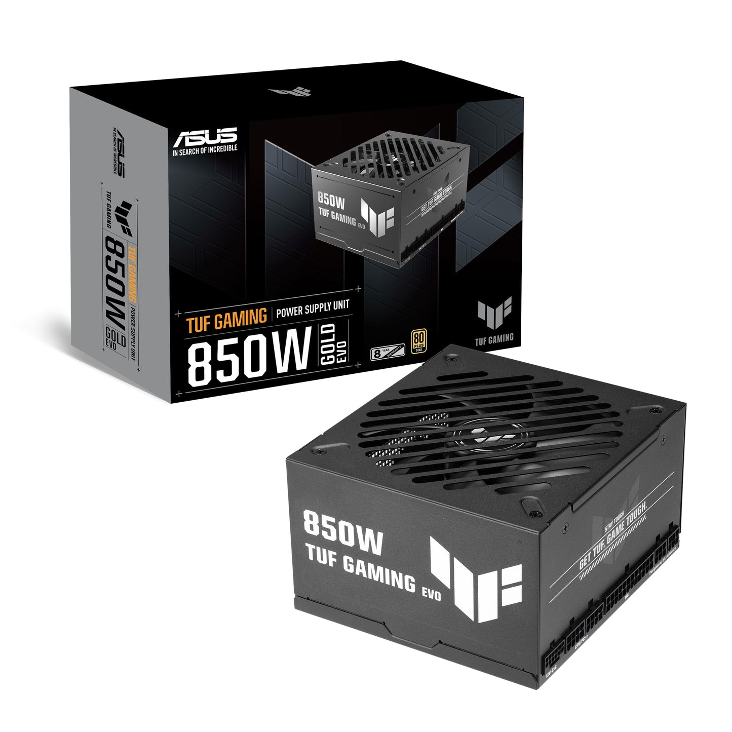 ASUS TUF Gaming 850W Gold EVO Gaming Power Supply - 90YE00SA-B0NA00